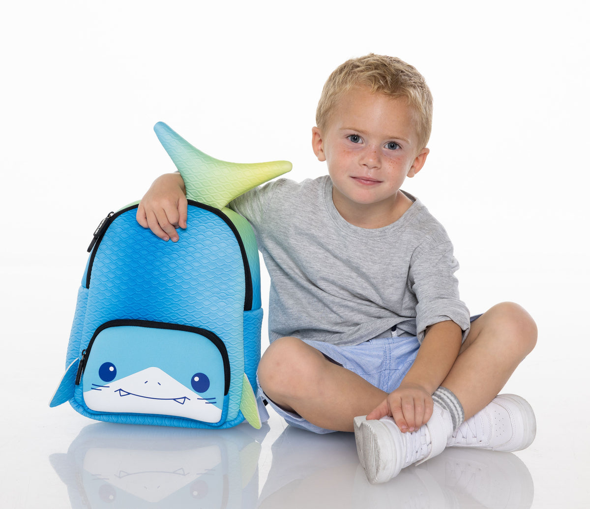 Splash & Fun Neopren Rucksack Hai für Kinder ab 3 Jahren