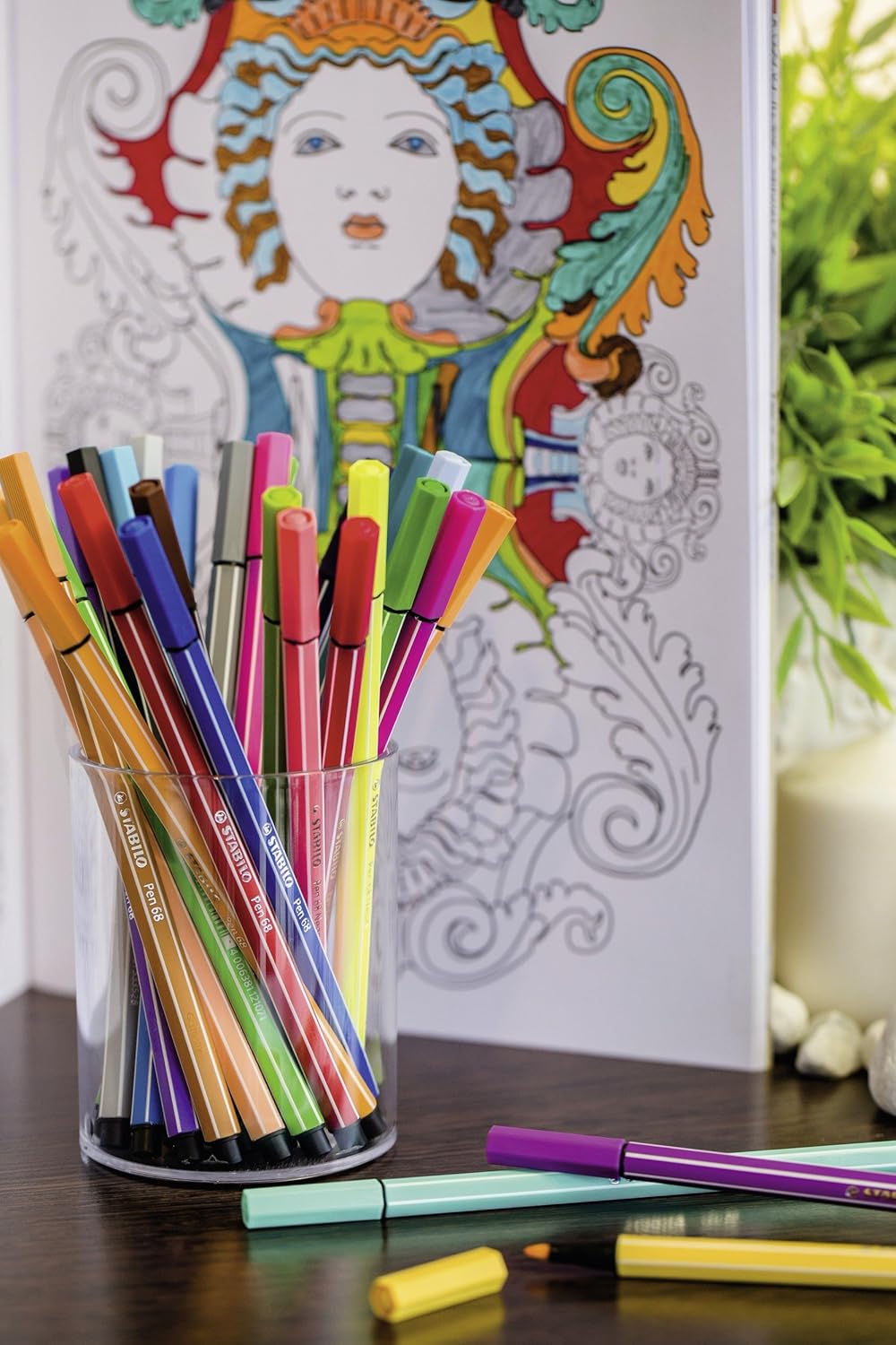 STABILO Pen 68 – 20er Kartonetui Filzstifte 1 mm