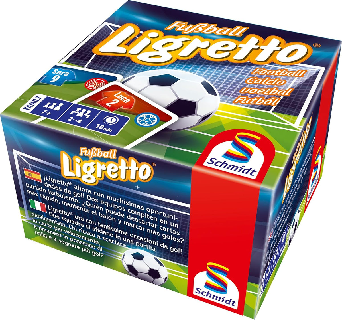 Ligretto Fußball Kartenspiel 2-4 Spieler ab 7 Jahren