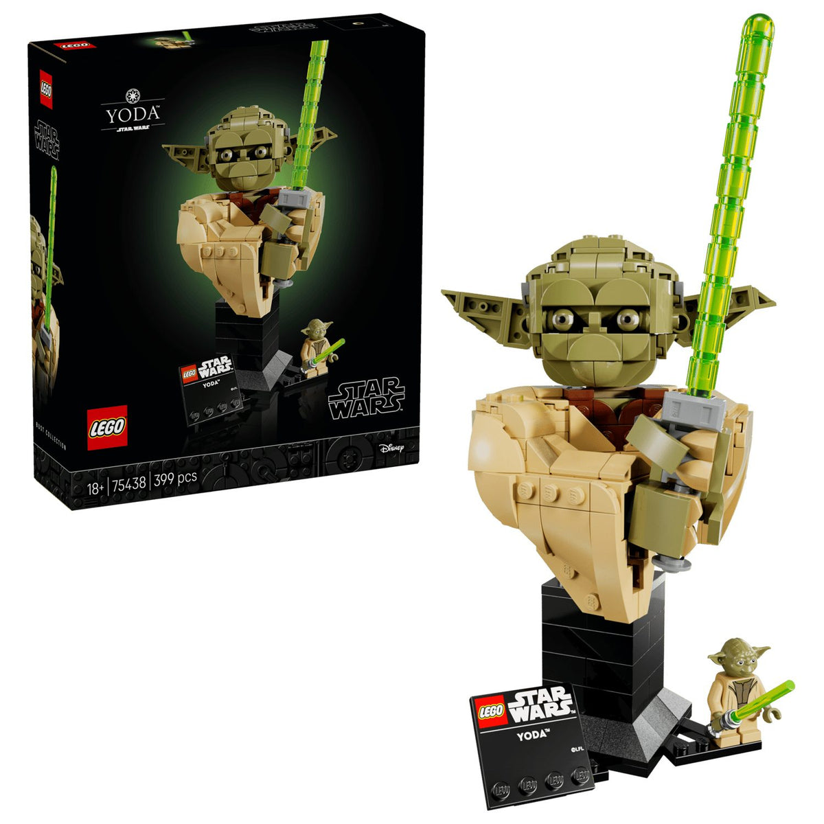 LEGO Star Wars 75438 Yoda Büste – 399 Teile