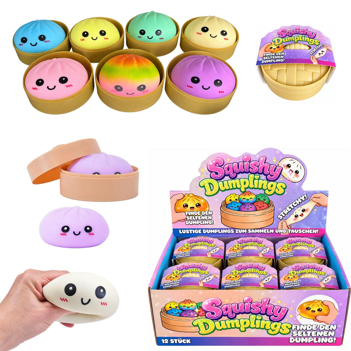 TRITON-X Squishy Dumpling, 1 von 7 Designs zufällig