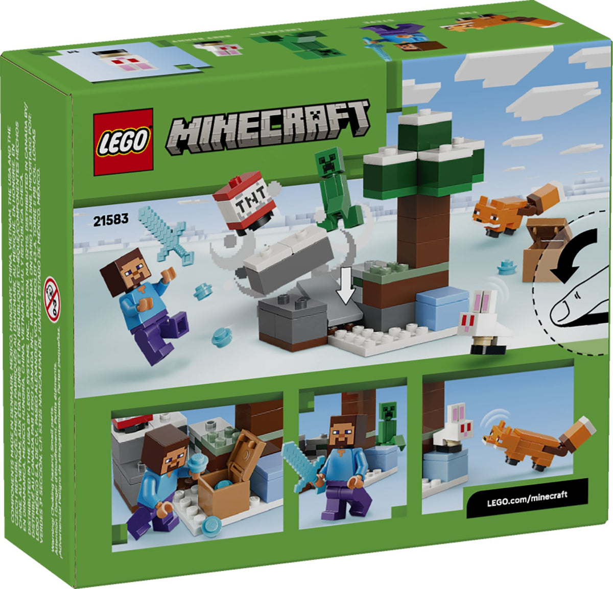 LEGO® Minecraft 21583 Steves Abenteuer in der Taiga – 79T