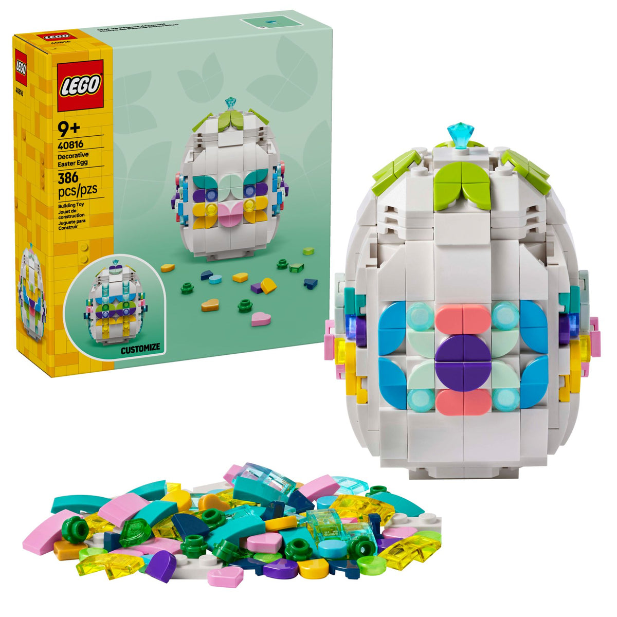 LEGO 40816 Dekoriertes Osterei - 386 Teile