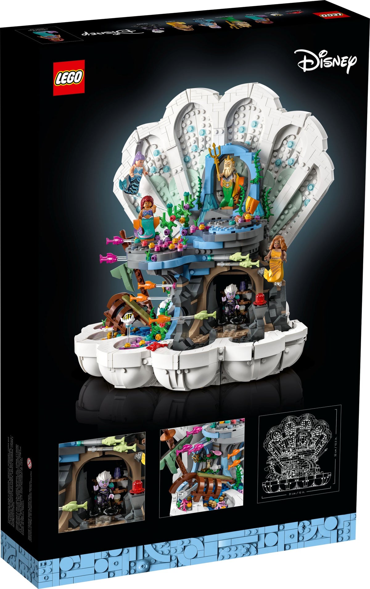 LEGO® Disney 43225 Arielles königliche Muschel - 1808 Teile