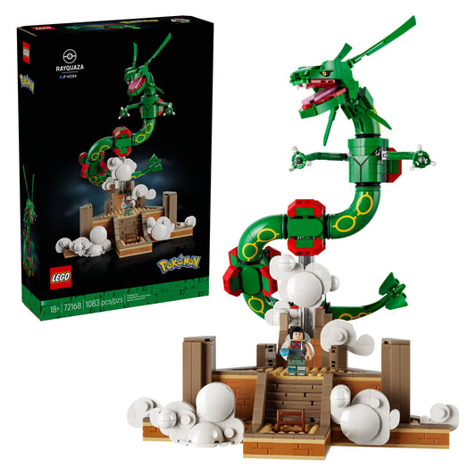 LEGO® Pokémon™ Rayquaza 72168 – 1.083 Teile, 38 cm
