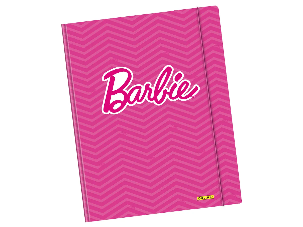 Barbie Gummizugmappe A3 - Trendiges Design (sortiert)