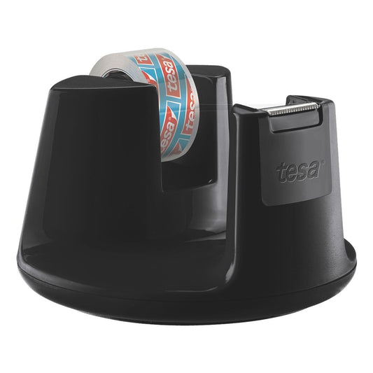 tesa Tischabroller Easy Cut Compact schwarz 15mm x 10m