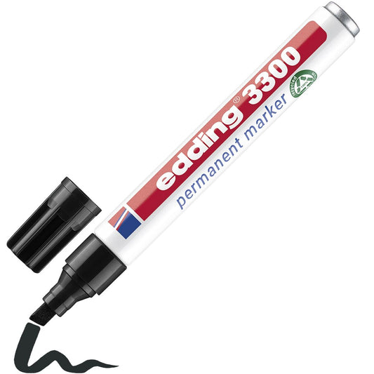 edding 3300 Permanentmarker schwarz 1-5mm Keilspitze