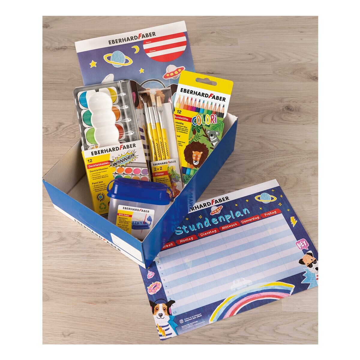 Eberhard Faber Schulstarter Box – Set für Schulanfänger