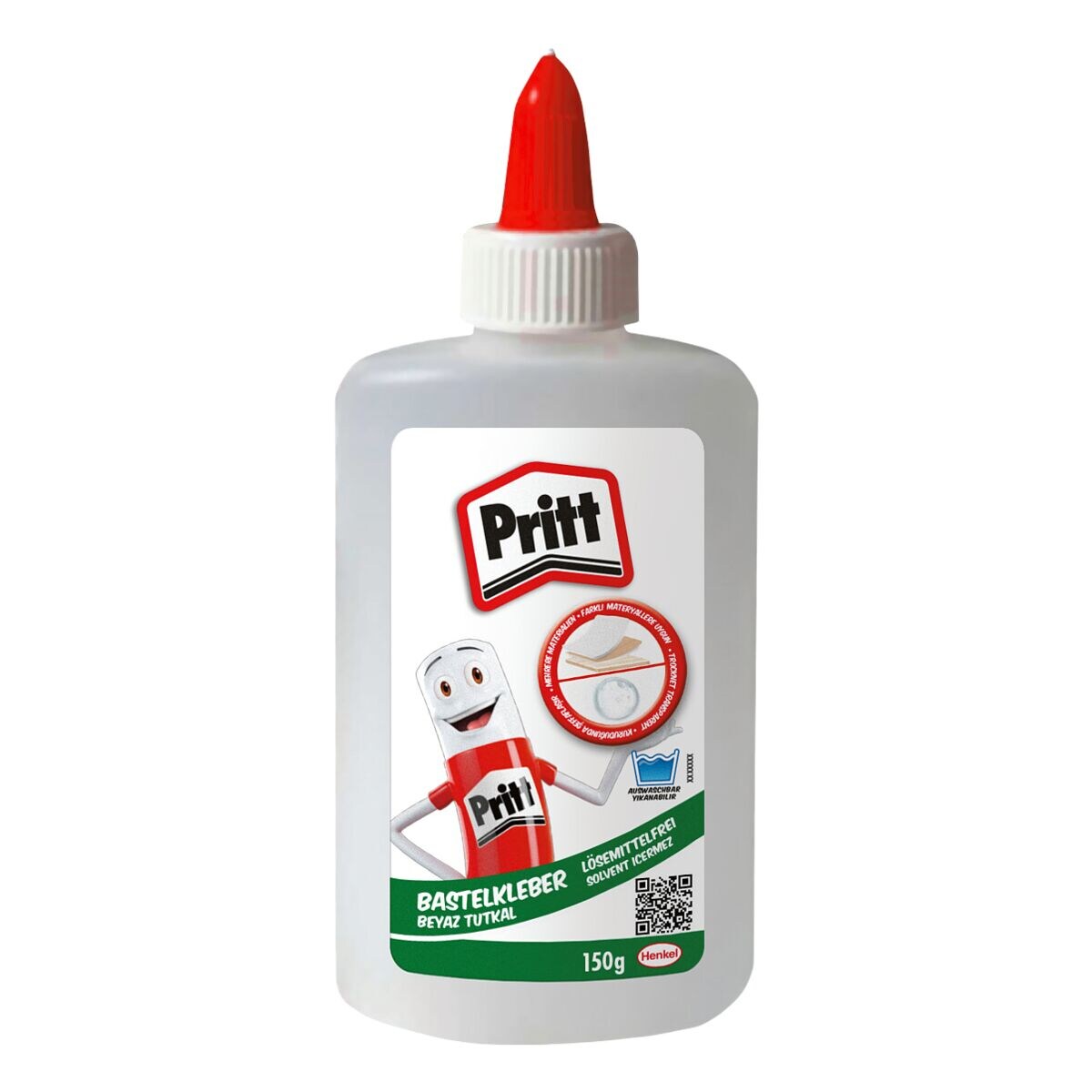 Pritt Bastelkleber 150g – schnell trocknend & transparent