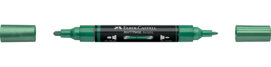 Faber-Castell Multimark Acrylic Marker – Farbe: Green metallic