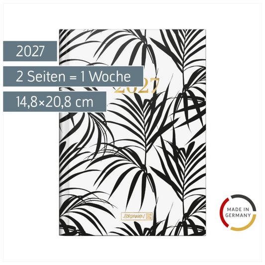 BRUNNEN Buchkalender A5 Jungle 2027