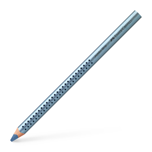 Faber-Castell Jumbo Grip Buntstift Blau Metallic