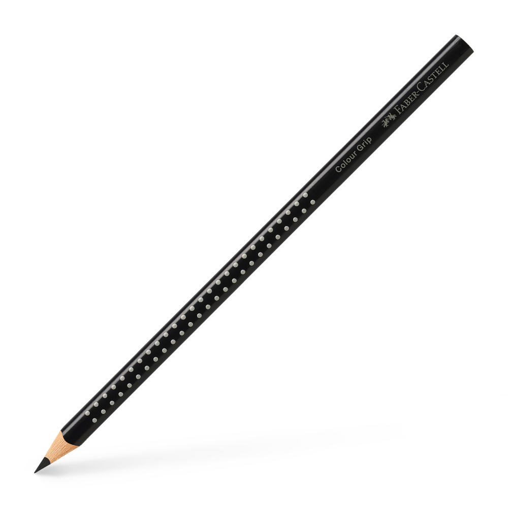 Faber-Castell Colour Grip Buntstift Schwarz – Einzelstift