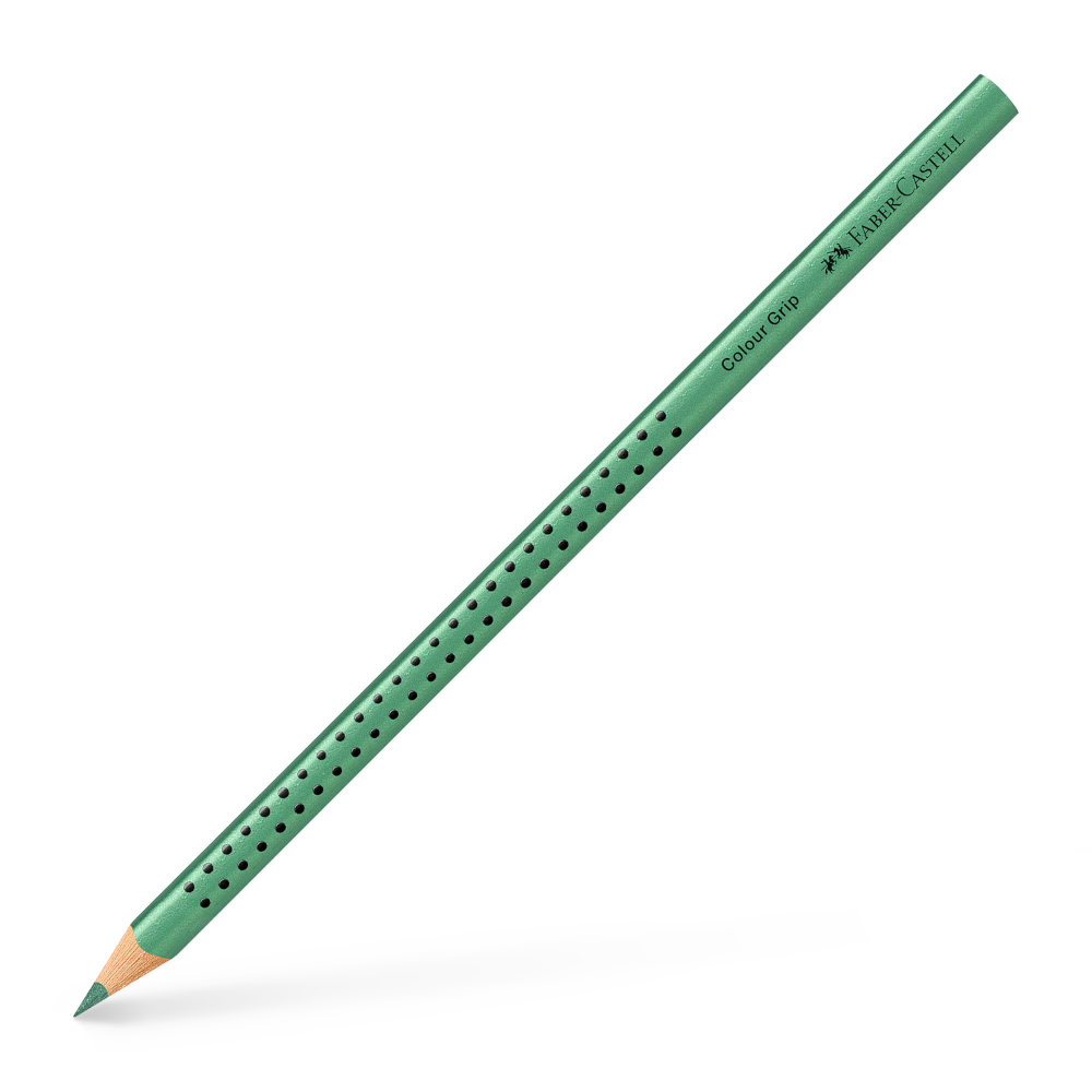Faber-Castell Colour Grip Buntstift Grün Metallic Einzelstift