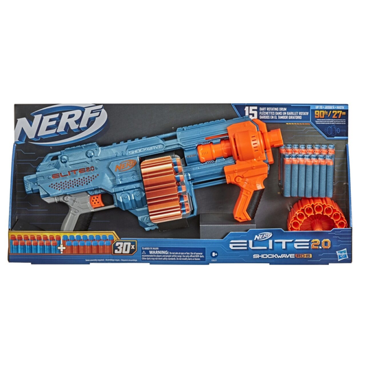 Nerf Elite 2.0 Shockwave RD-15 Blaster mit 30 Darts