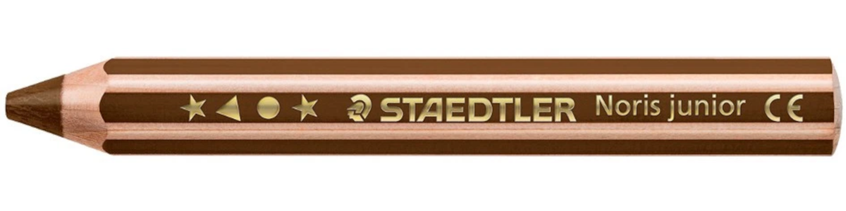 STAEDTLER Noris junior 140 Kindermalstift 3in1 van Dyke braun