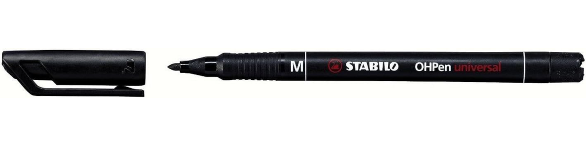 STABILO OHPen M permanent Folienstift schwarz 1,0 mm