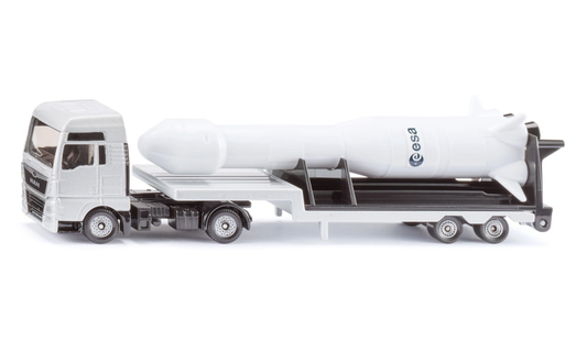 SIKU 1758 MAN LKW mit ESA-Rakete | Metallmodell 1:87