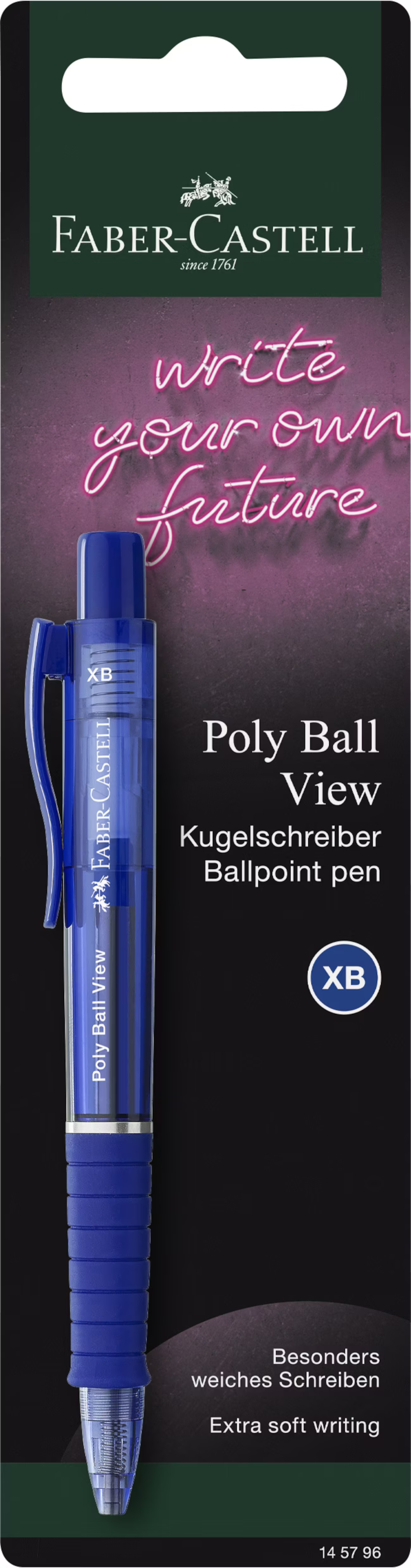 Faber-Castell Kugelschreiber Poly Ball View, ergonomische Dreieckform