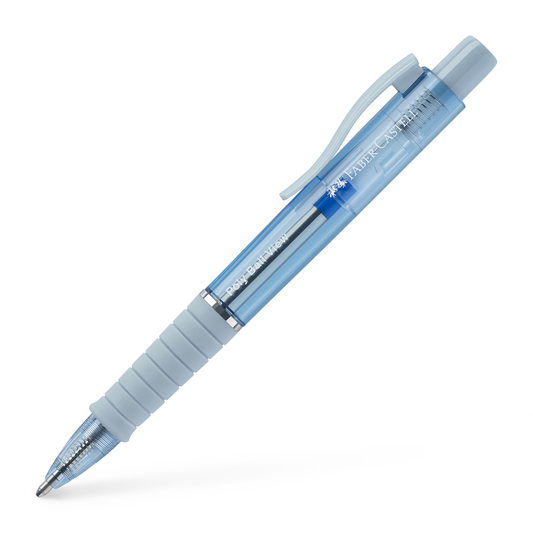 Faber-Castell Poly Ball View Kugelschreiber Icy Glow XB