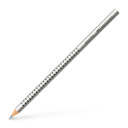 Faber-Castell Colour Grip Buntstift Silber – Einzelstift