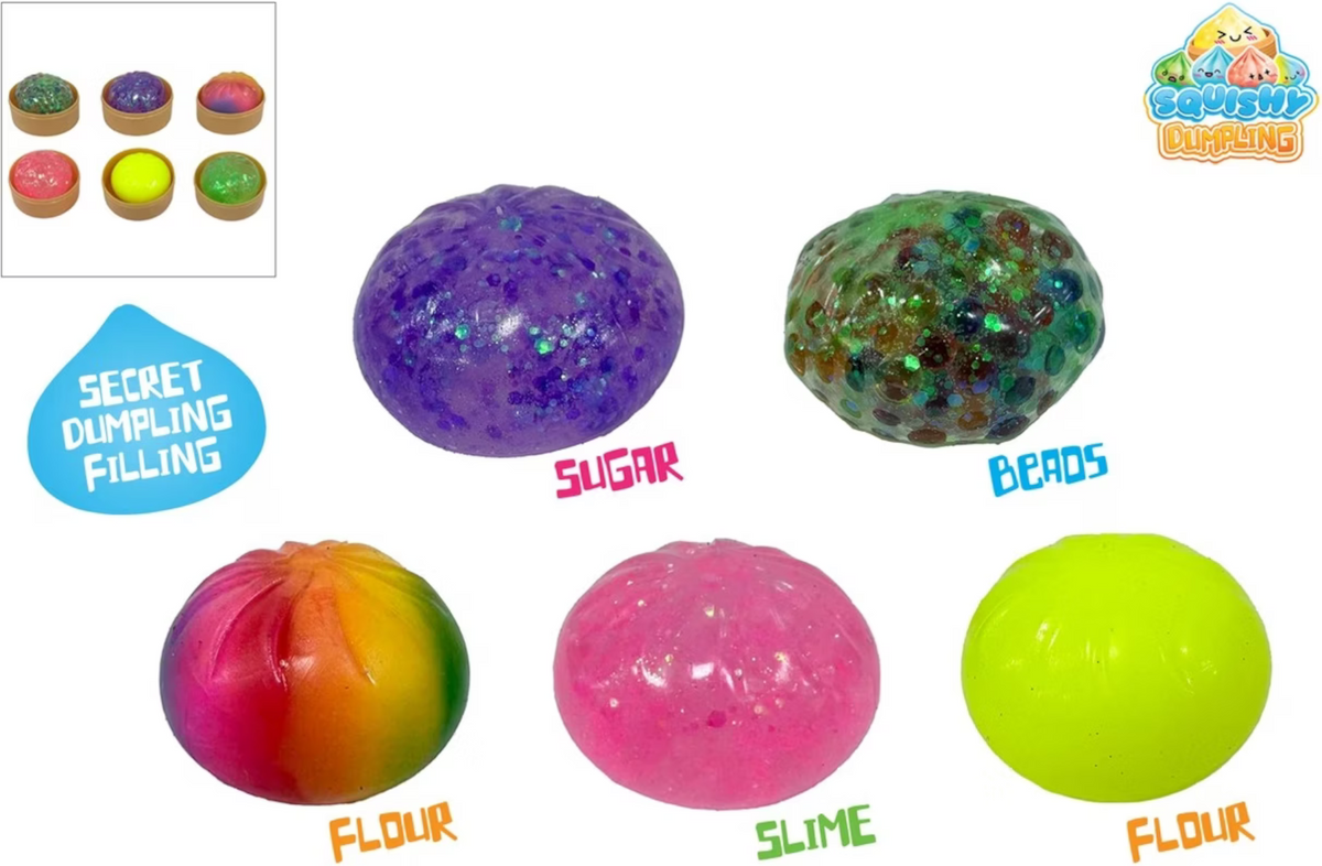Trend Toys Squishy Dumpling, 1 von 5 Designs zufällig