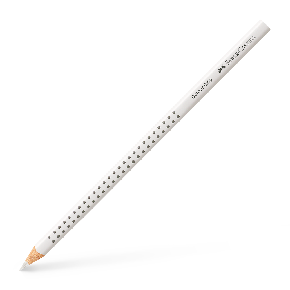 Faber-Castell Colour Grip Buntstift Weiß – Einzelstift