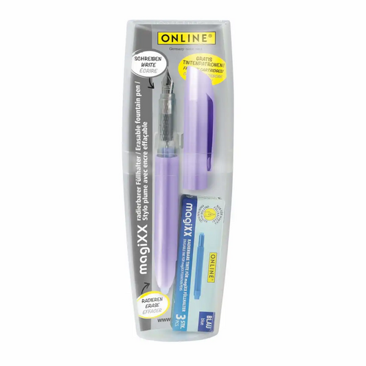 ONLINE MagiXX Füllhalter Geschenkset Violett, radierbar