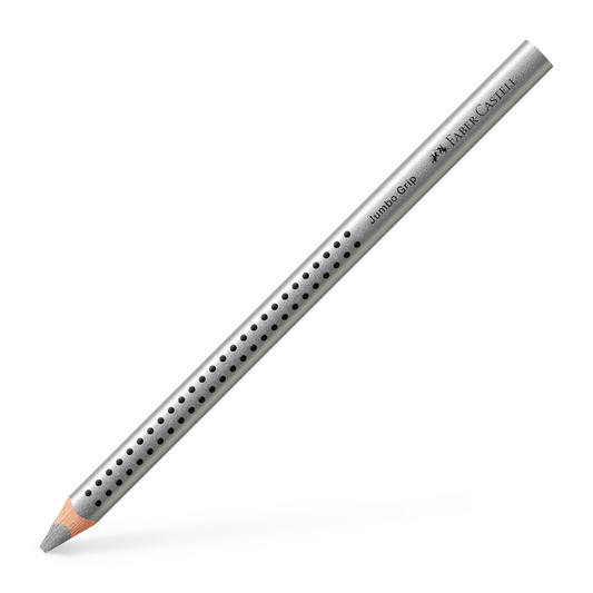 Faber-Castell Colour Grip Jumbo Buntstift Silber – Einzelstift