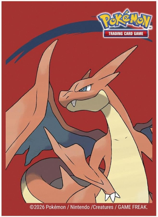 Pokémon 65 Soft Sleeves – Mega Charizard Y Artwork | Ultra Pro