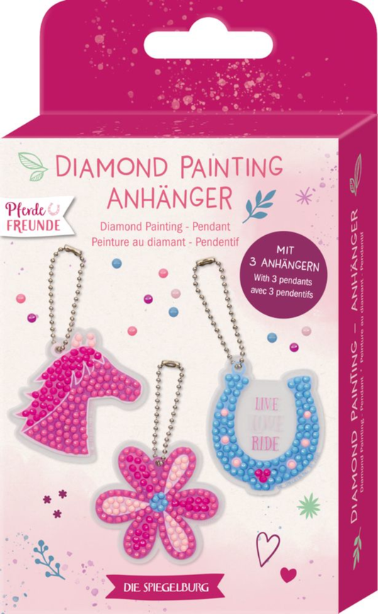 Diamond Painting Anhänger Pferdefreunde – 3 Motive | Die Spiegelburg