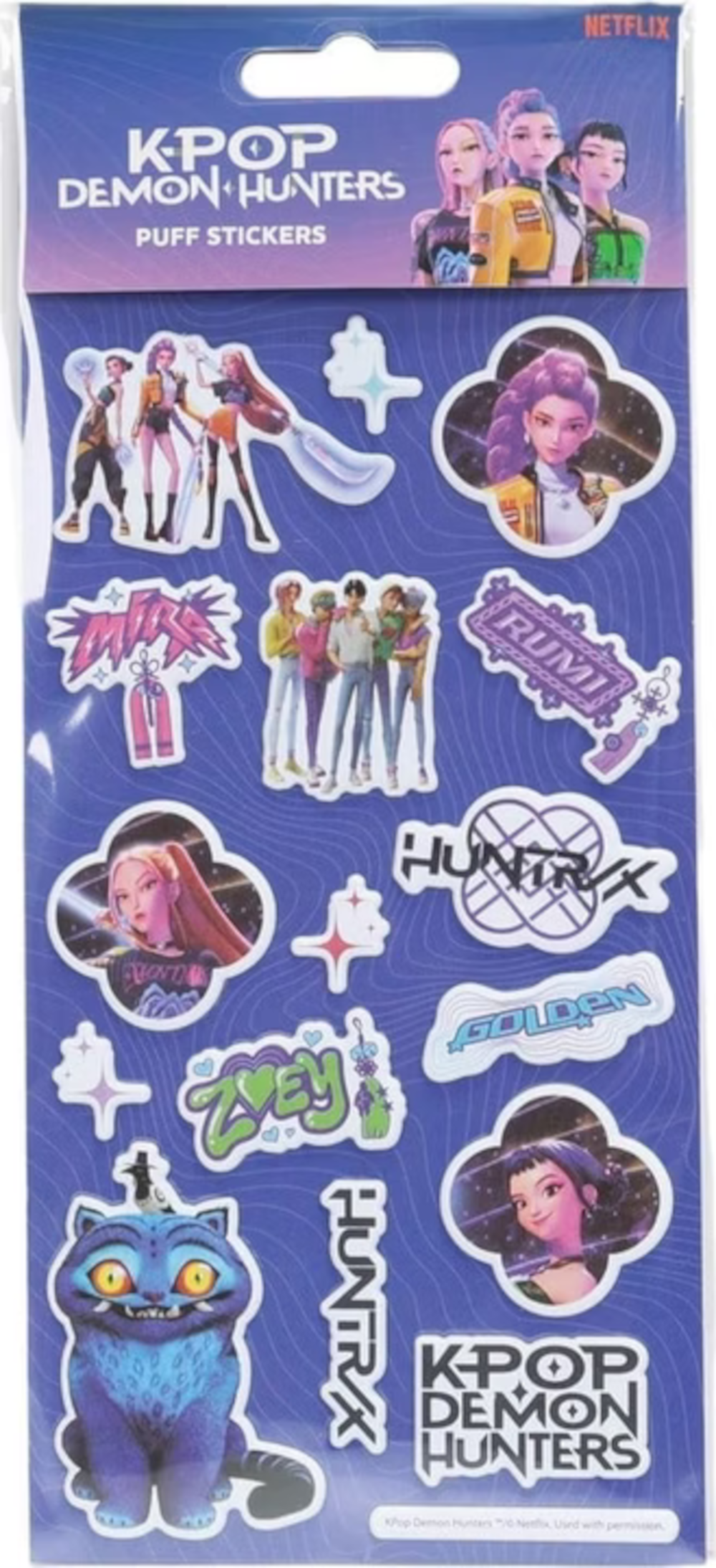 Blue Sky Puffy-Sticker KPop Demon Hunters