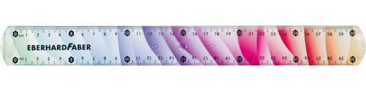 Faber-Castell Regenbogen-Lineal 30 cm flexibel