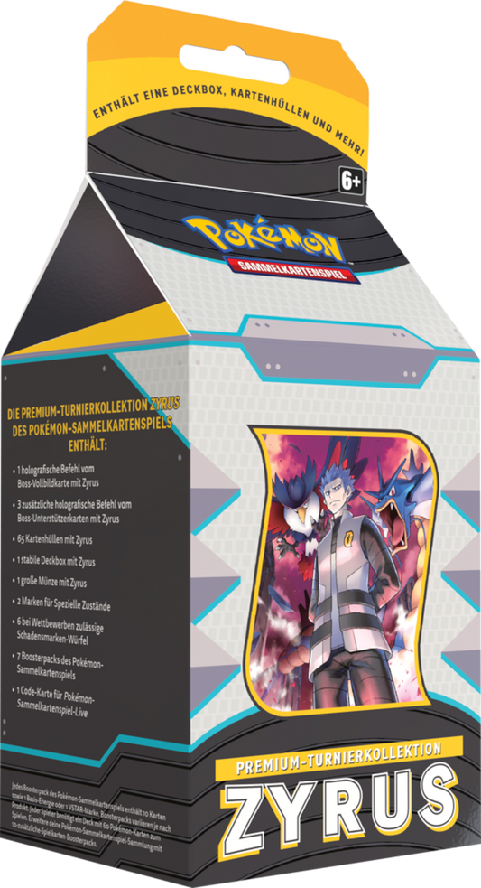Pokémon Zyrus Premium Turnierkollektion Deutsch – 7 Booster Packs