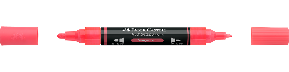 Faber-Castell Multimark Acrylic Marker – Farbe: Orange neon
