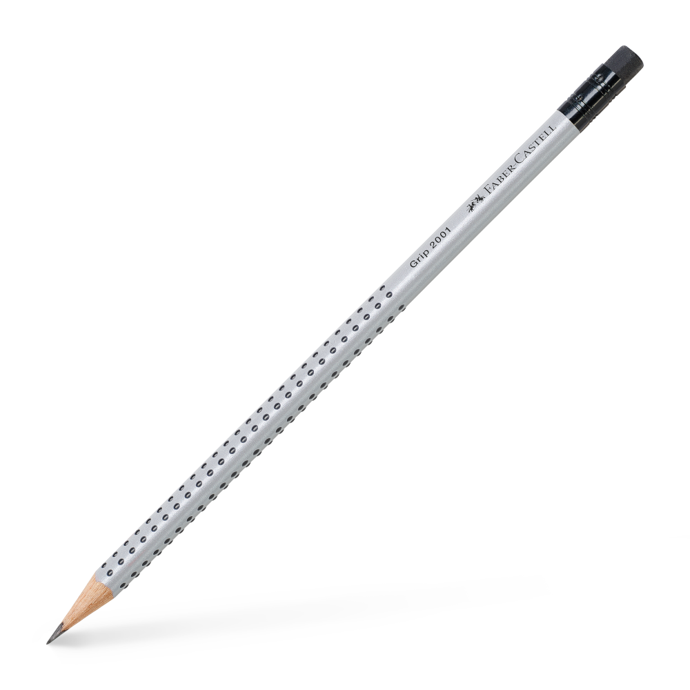 Faber-Castell Grip 2001 Bleistift HB mit Radierer