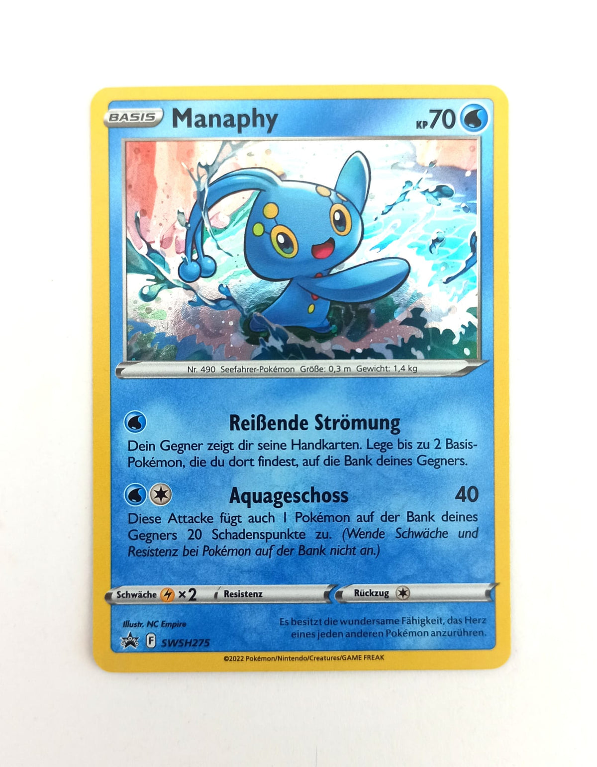 Pokemon Karte Manaphy SWSH275 Black Star Promo - Peer Online Shop