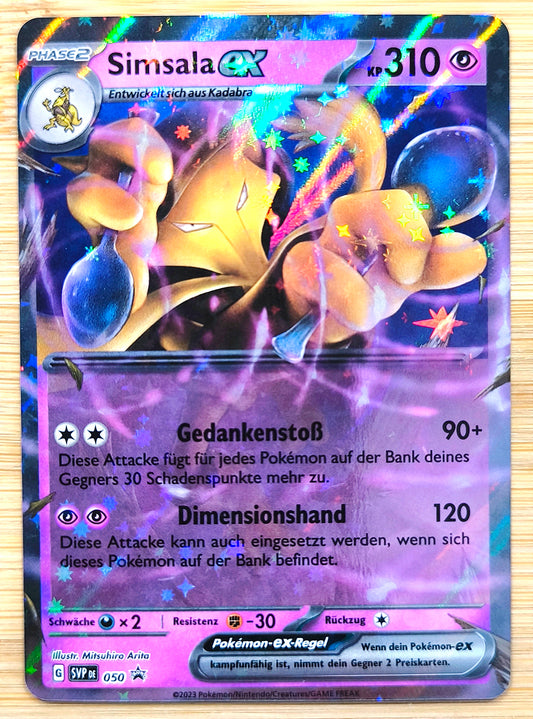 Pokemon Karte Simsala ex Black Star Promo SVP050 - Peer Online Shop