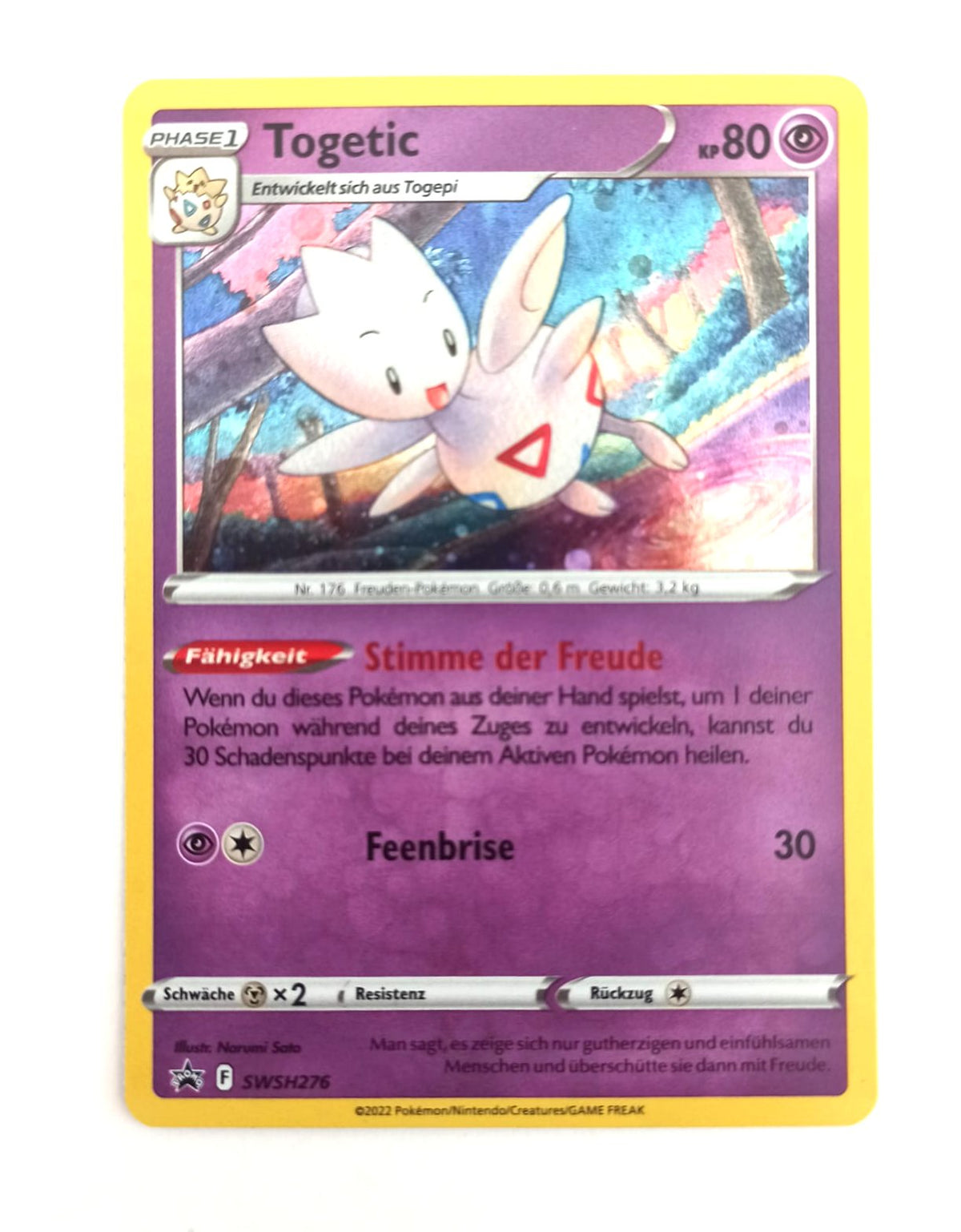 Pokemon Karte Togetic SWSH276 Black Star Promo - Peer Online Shop
