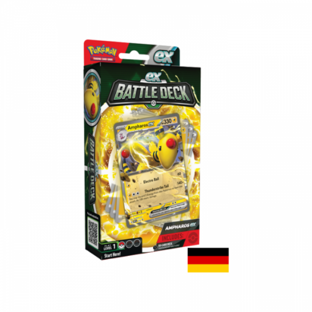 Pokemon ex Kampf Deck - Ampharos ex - Deutsches Sammelkartenspiel - Peer Online Shop
