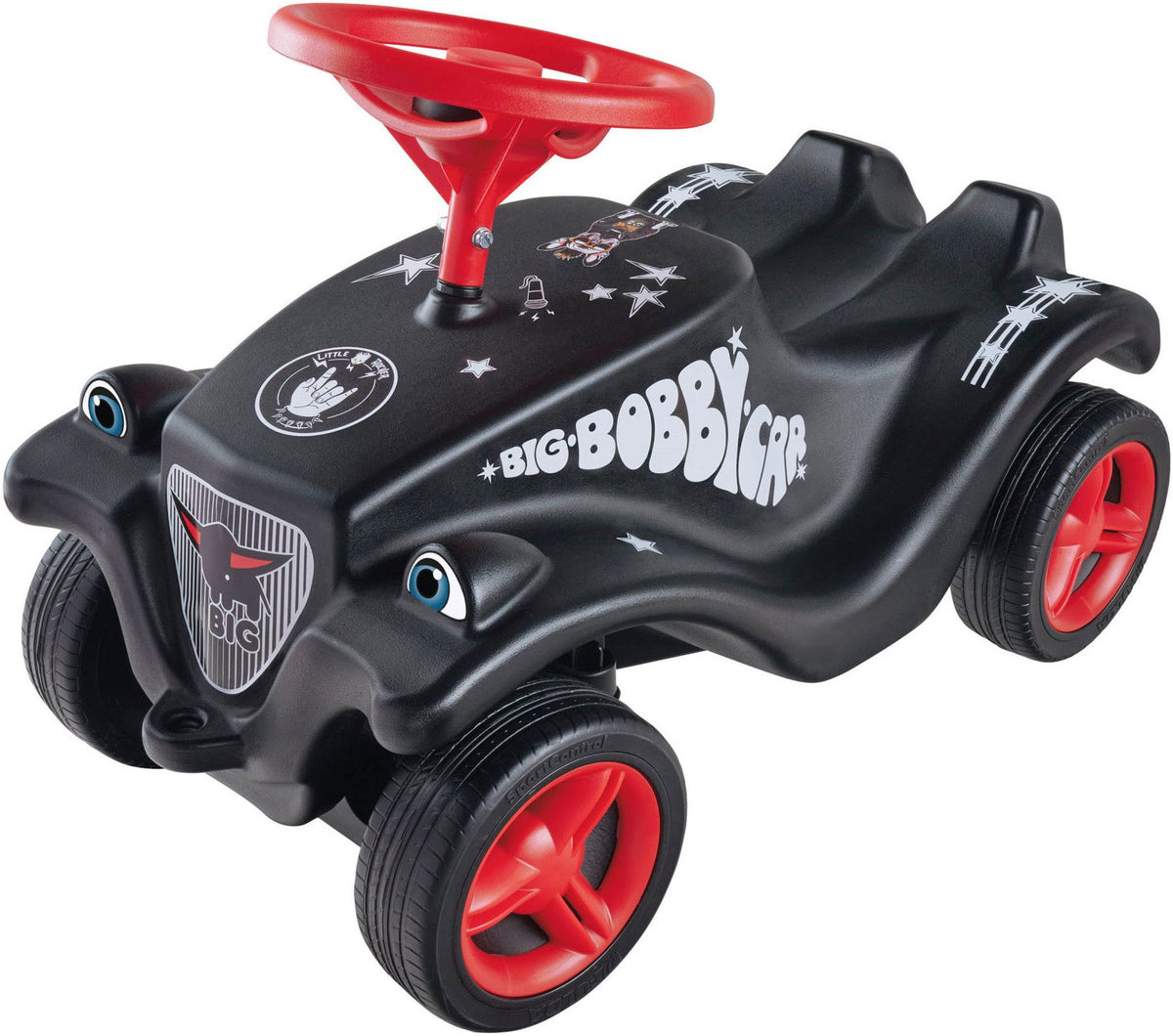 BIG Bobby Car Classic Little Rocker | Kinderauto schwarz-rot