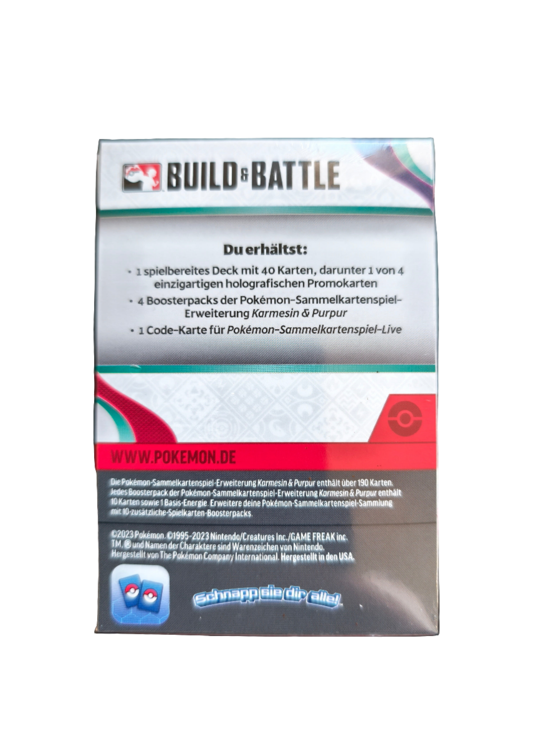 Pokémon Karmesin & Purpur Prerelease Set | 4 Booster DE