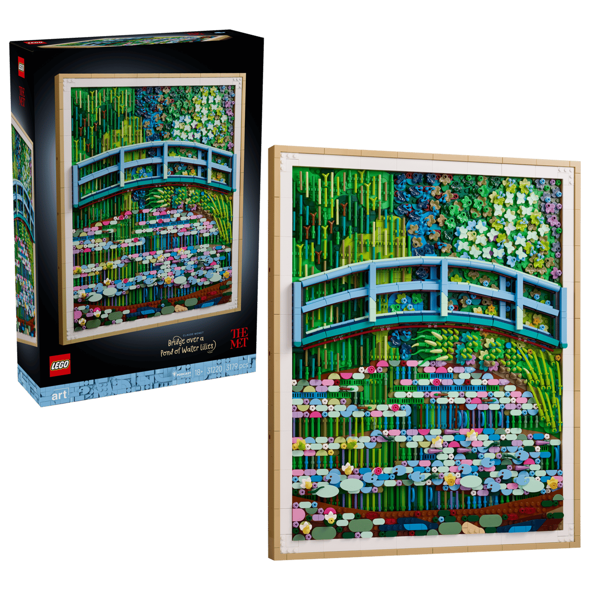 LEGO Art Claude Monet – Brücke über Seerosenteich 31220