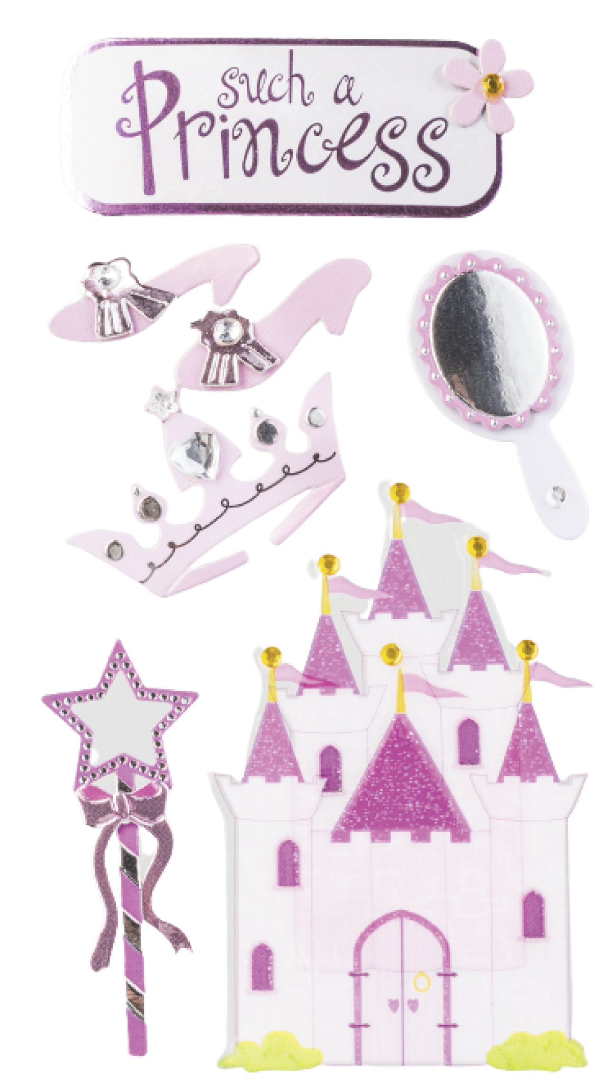 BRUNNEN Sticker Mix Prinzessin mit Deko-Details