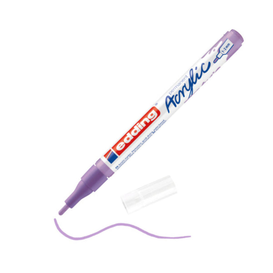edding 5300 Acrylmarker hell-lavendel – 1-2 mm, seidenmatt