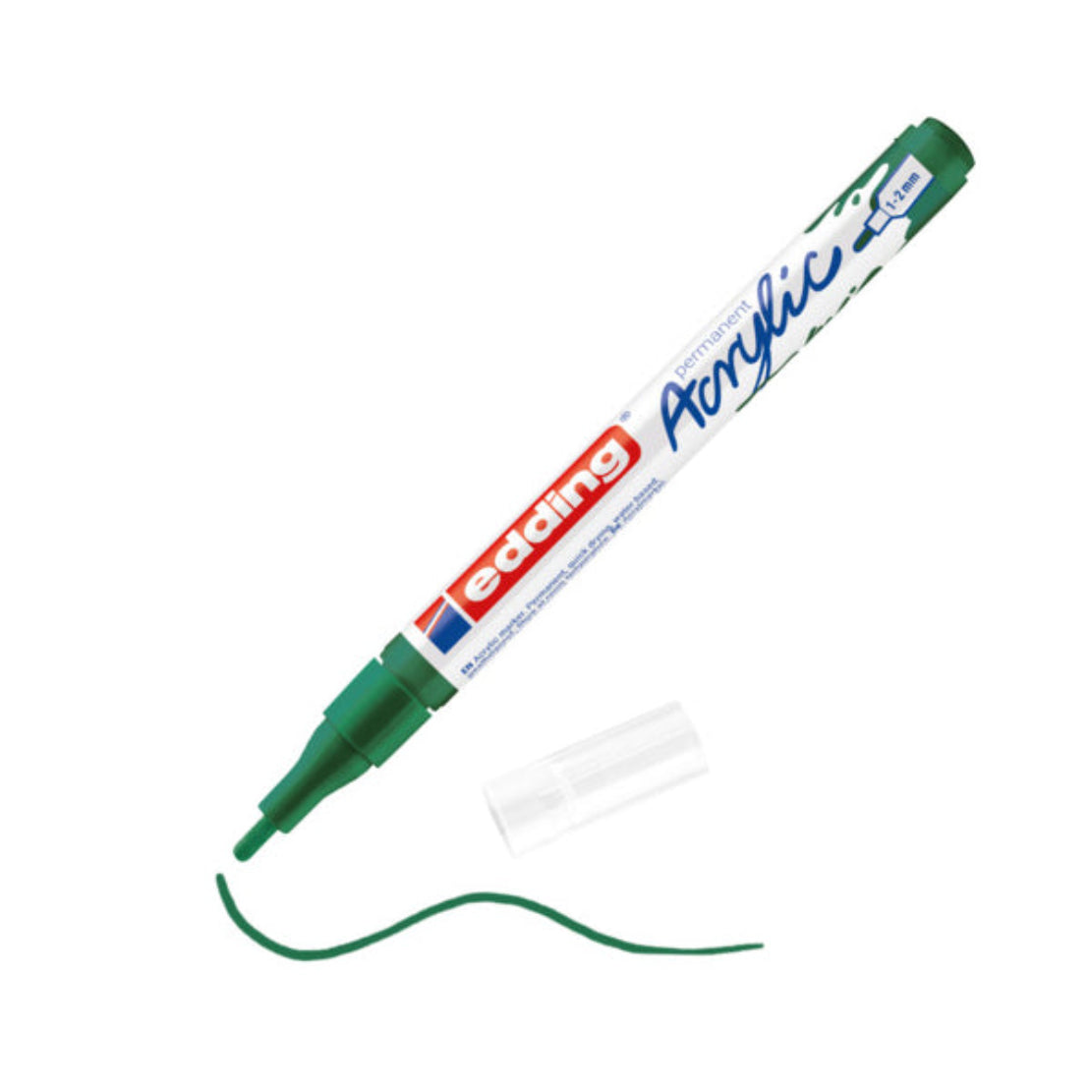 edding 5300 Acrylmarker moosgrün – 1-2 mm, seidenmatt