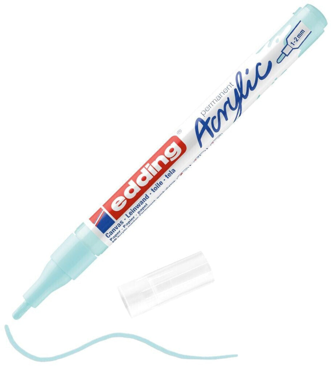 edding 5300 Acrylmarker pastellblau – 1-2 mm, seidenmatt