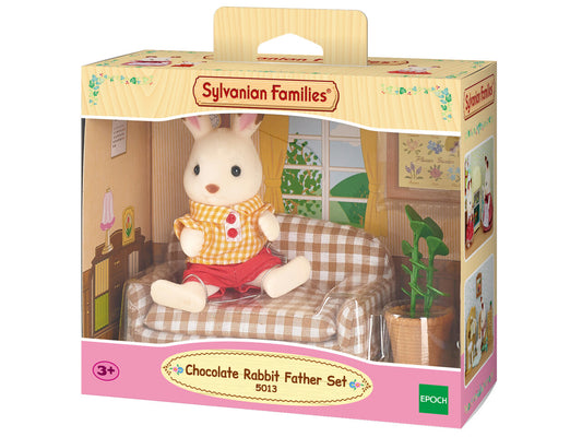 Sylvanian Families 5013 Schokoladenhasen Vater mit Sofa