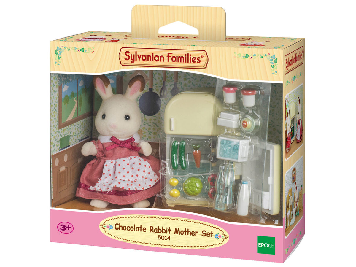 Sylvanian Families 5014 Schokoladenhasen Mutter mit Kühlschrank